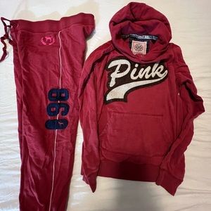 Victoria secret pink hoodie and pants